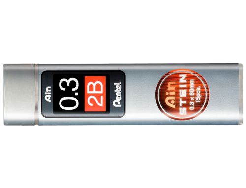 Minas pentel ain stein 0.3 2b estojo com 15 minas , Pentel , 77832 , 4902506079176